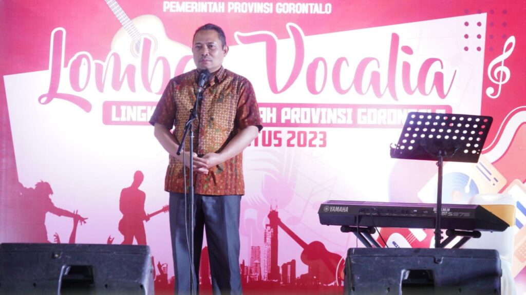 Penjagub Ismail Buka Lomba Vokalia di Lingkungan Pemprov Gorontalo