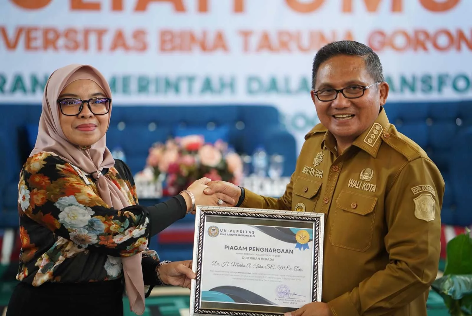 Teken Kerja Sama Bersama UNBITA, Marten: Pemkot Gorontalo Juga Sudah Jalin Kerja Sama Bersama Perguruan Tinggi Lainnya