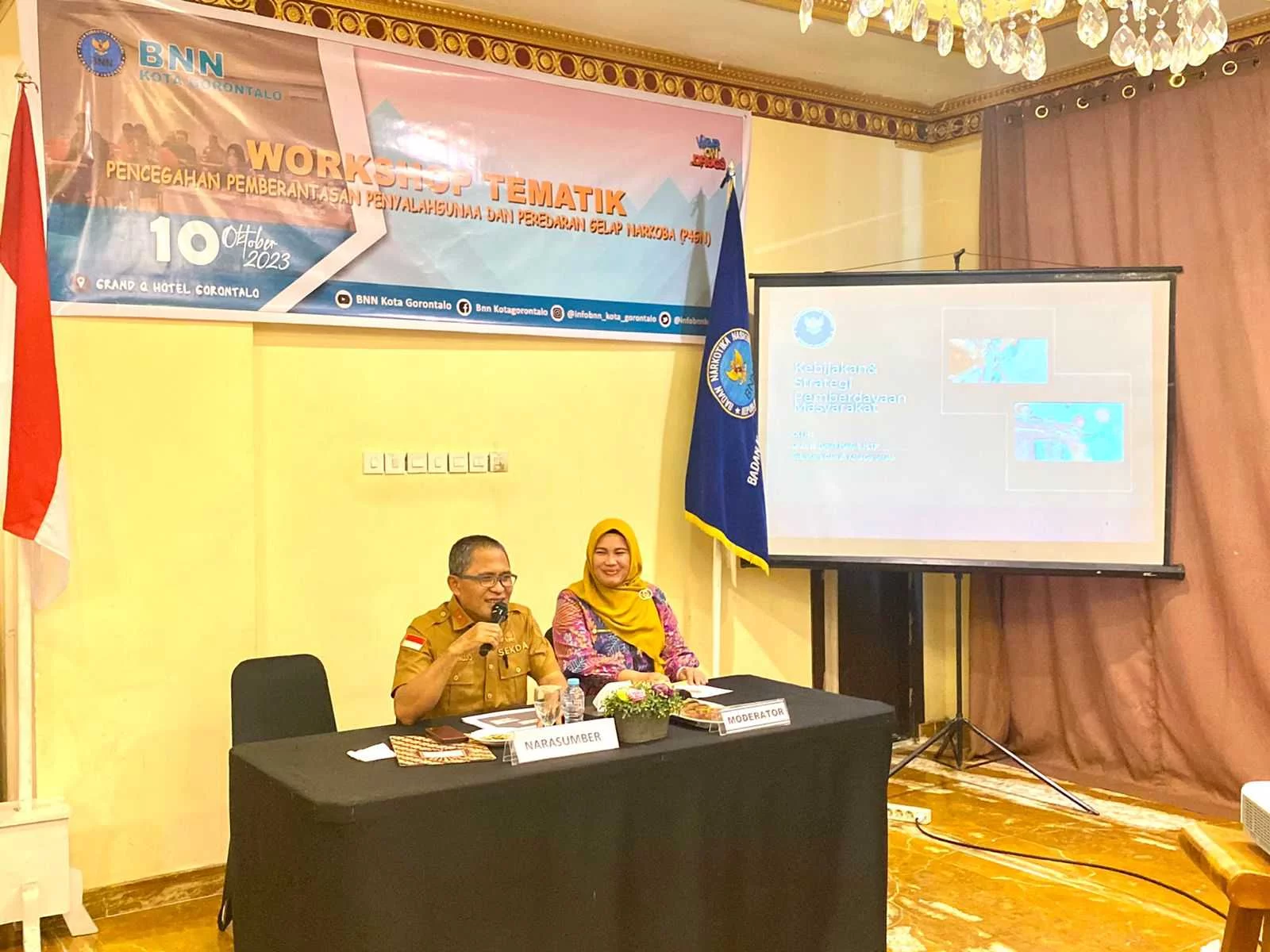 Ikuti Workhsop P4GN, Sekda Ismail Madjid Sebut Peredaran Narkoba Harus Diberantas