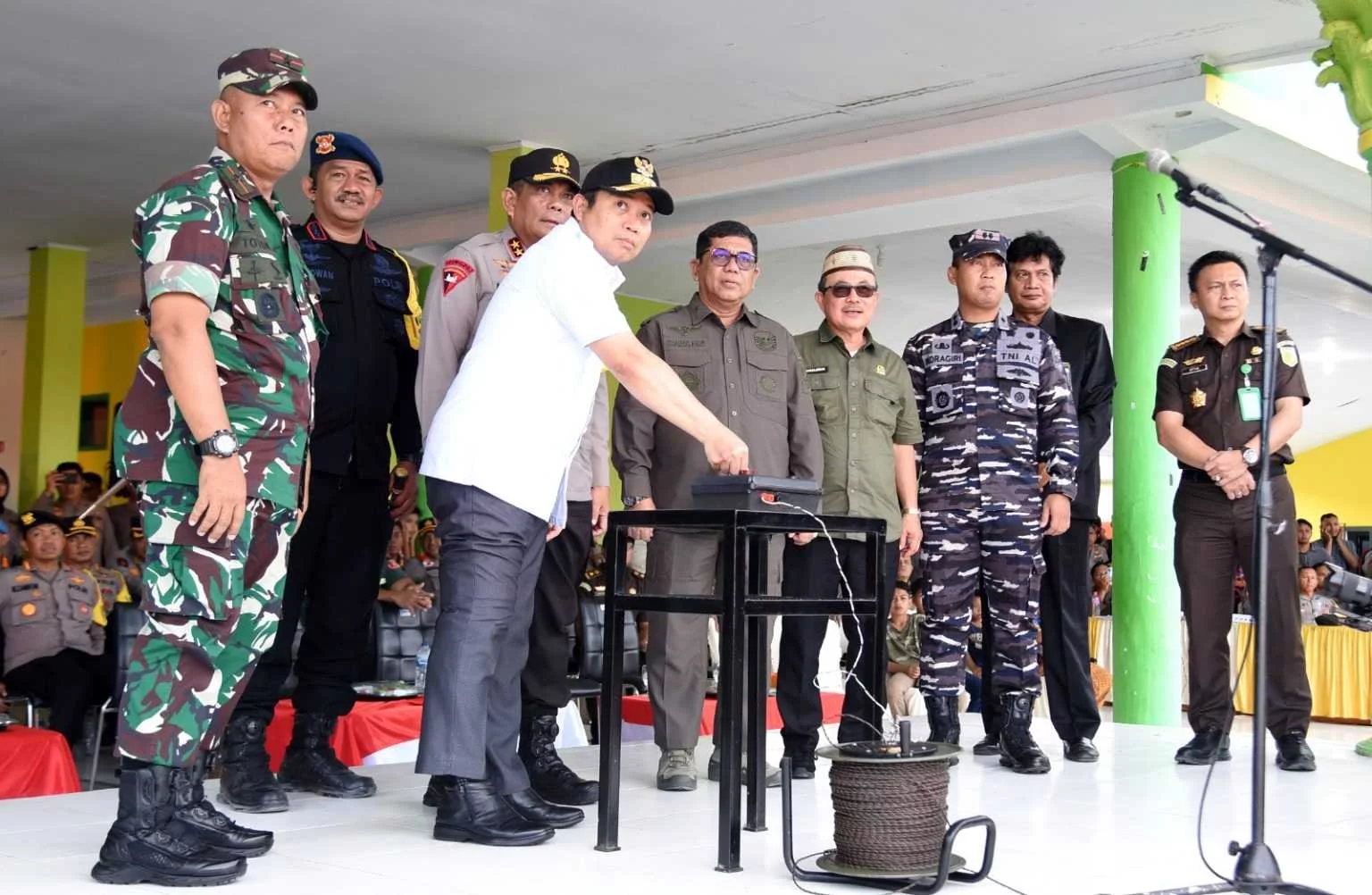Gelar Simulasi Pengamanan Pemilu, Pj Gubernur Apresiasi Polda Gorontalo