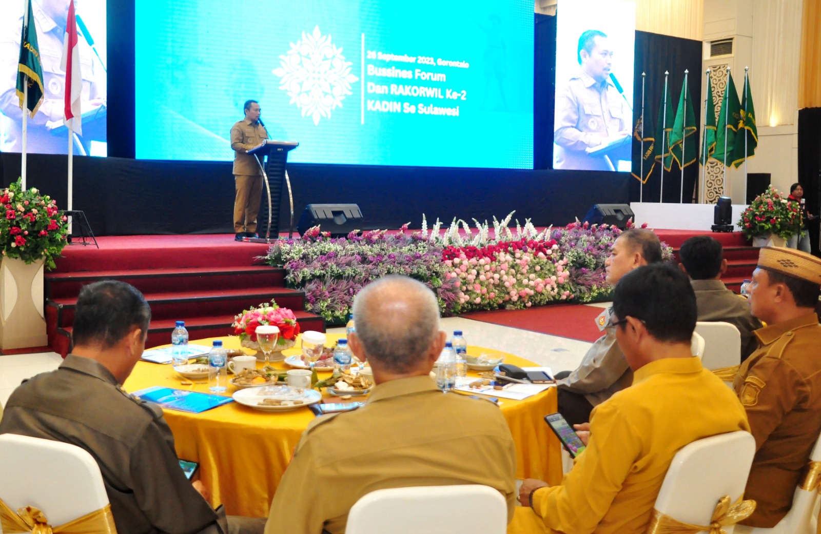 Penjagub Ismail Jual Potensi Gorontalo Pada Rakorwil KADIN