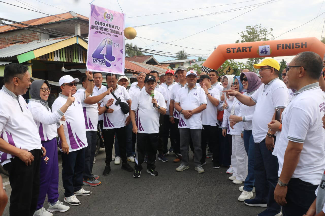 Paris Jusuf Harap HUT DPRD Provinsi Gorontalo ke 4 Periode 2019-2024 Mampu Tingkatkan Tupoksi Anggota