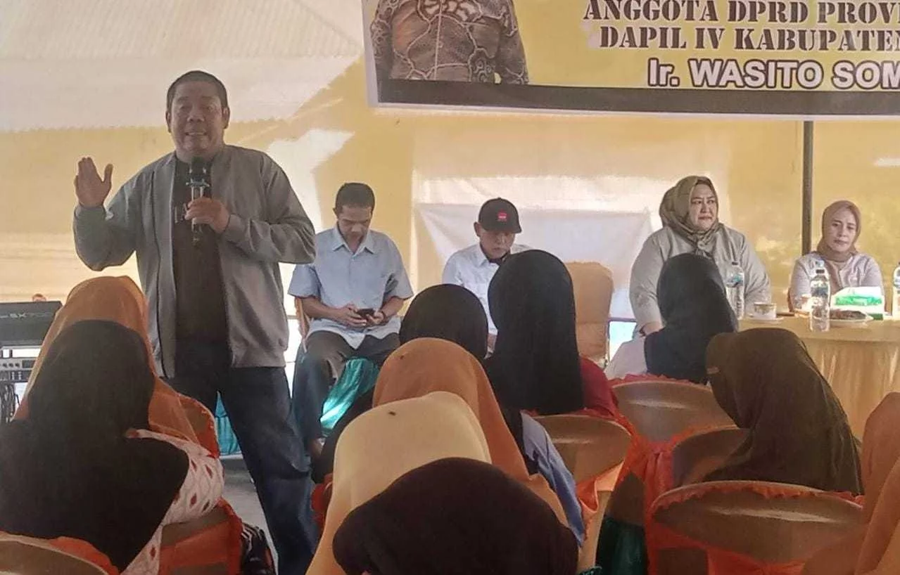 Wasito Somawiyono Terima Aspirasi Pembangunan Tanggul di Desa Totopo