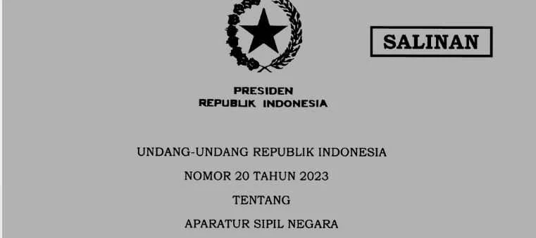 BKD Segera Terapkan UU ASN Terbaru