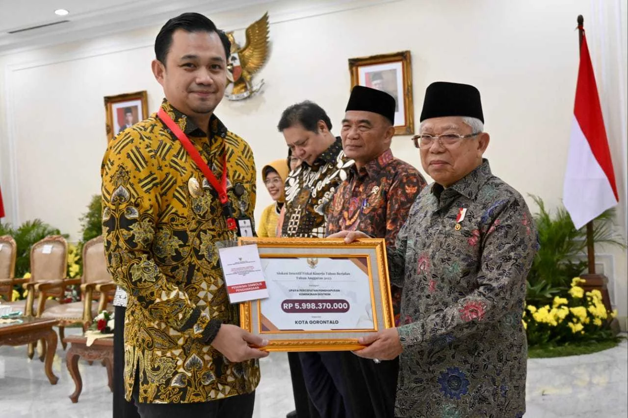 Dana Insentif Fiskal 5,9 Miliar Diterima Pemkot Gorontalo