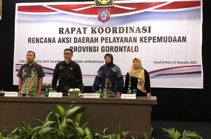 Gelar Rakor Penyusunan RAD, Kadispora Minta Perhatikan Lima Domain IPP
