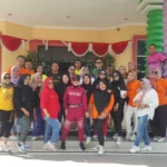 Jumat Sehat Sekwan Dekot Gelar Senam Zumba Bersama Staf