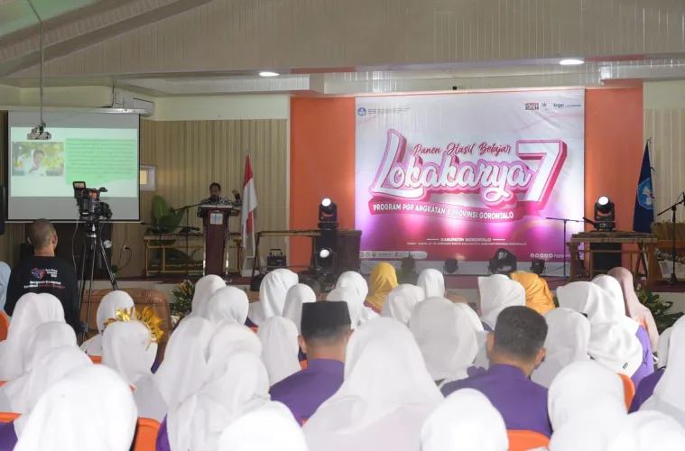 BUPATI GORONTALO HADIRI LOKAKARYA 7 “PANEN HASIL BELAJAR” PPGP ANGKATAN 8