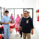 Marten Ajak Warga Untuk Donor Darah