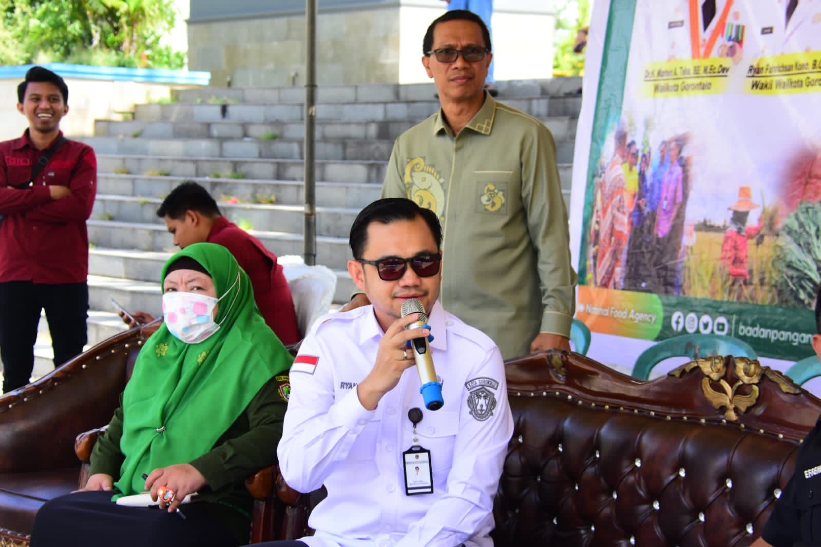 Ryan Kono Meninjau Langsung Pelaksanaan Gerakan Pangan Murah Mandiri