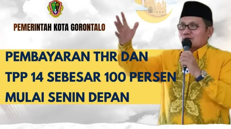THR ASN Pemkot Mulai Dibayarkan Senin Depan Sebesar 100 Persen