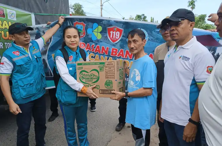 Pemkap Gorontalo berikan bantuan kepada korban banjir Tolinggula
