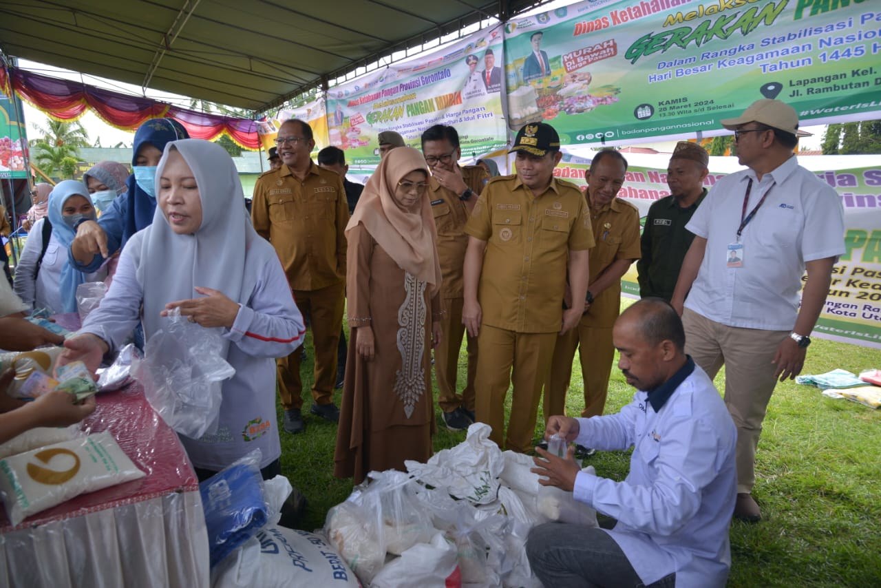 Penjagub Gorontalo Tekankan Pelaksanaan Pangan Murah Hingga Lebaran Ketupat