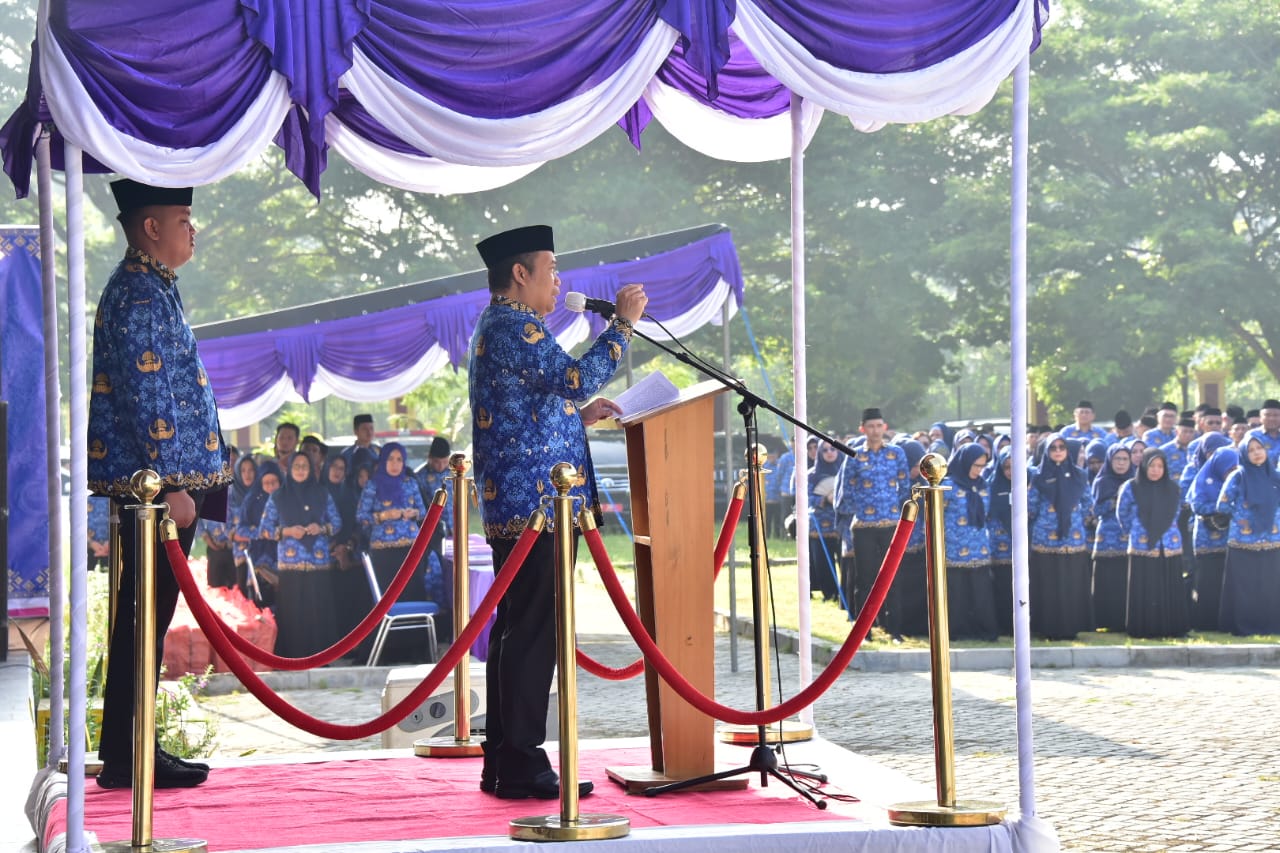Apel Perdana Pasca Idulfitri, Penjagub Ingatkan ASN Segera Bekerja
