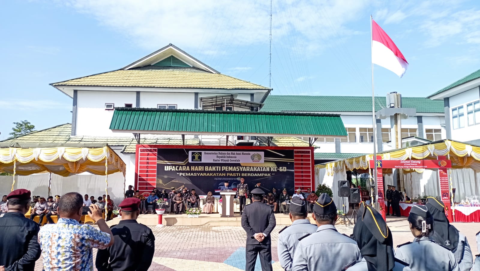 Penjagub Gorontalo Jadi Irup Hari Bhakti Pemasyarakatan ke-60