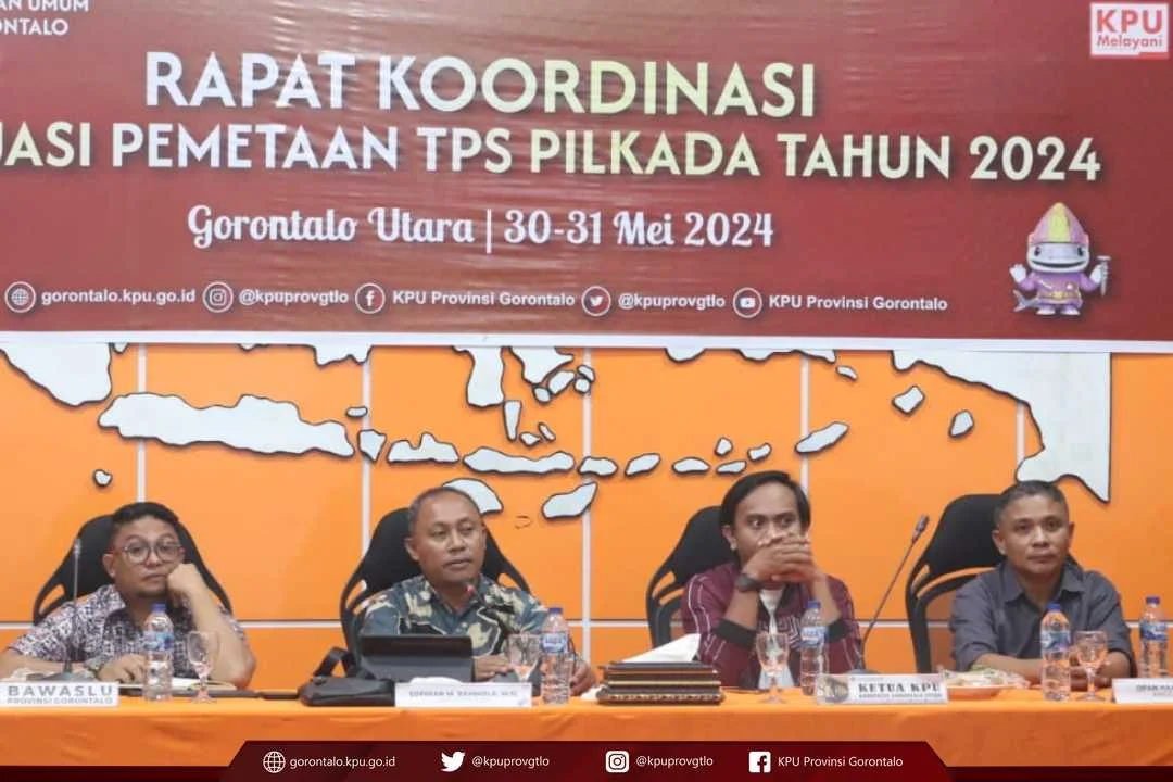 Evaluasi Pemetaan TPS, KPU Provinsi Gorontalo Jamin Pemilih Dapat Gunakan Hak Pilih dengan Mudah