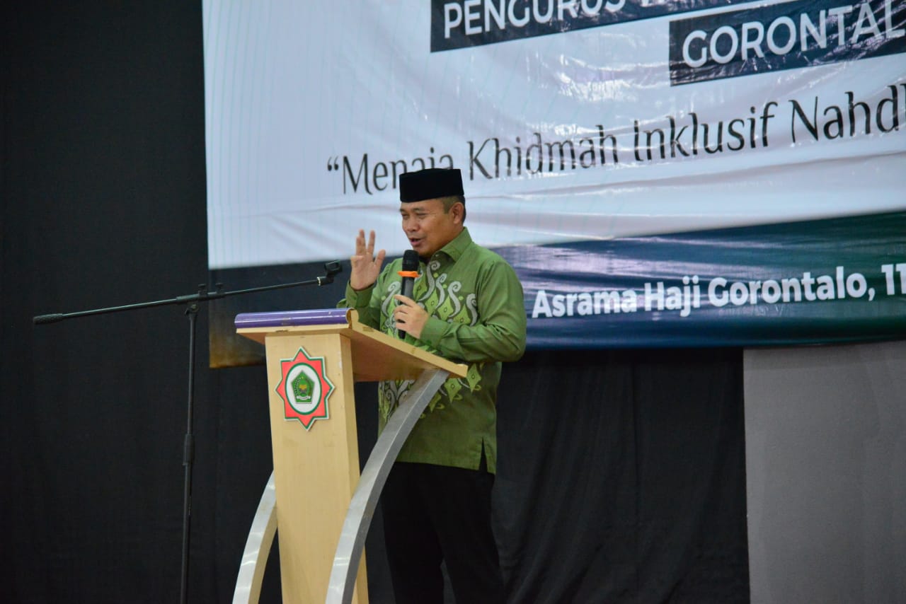 Ismail Pakaya Pamit di Muskerwil II PWNU Gorontalo