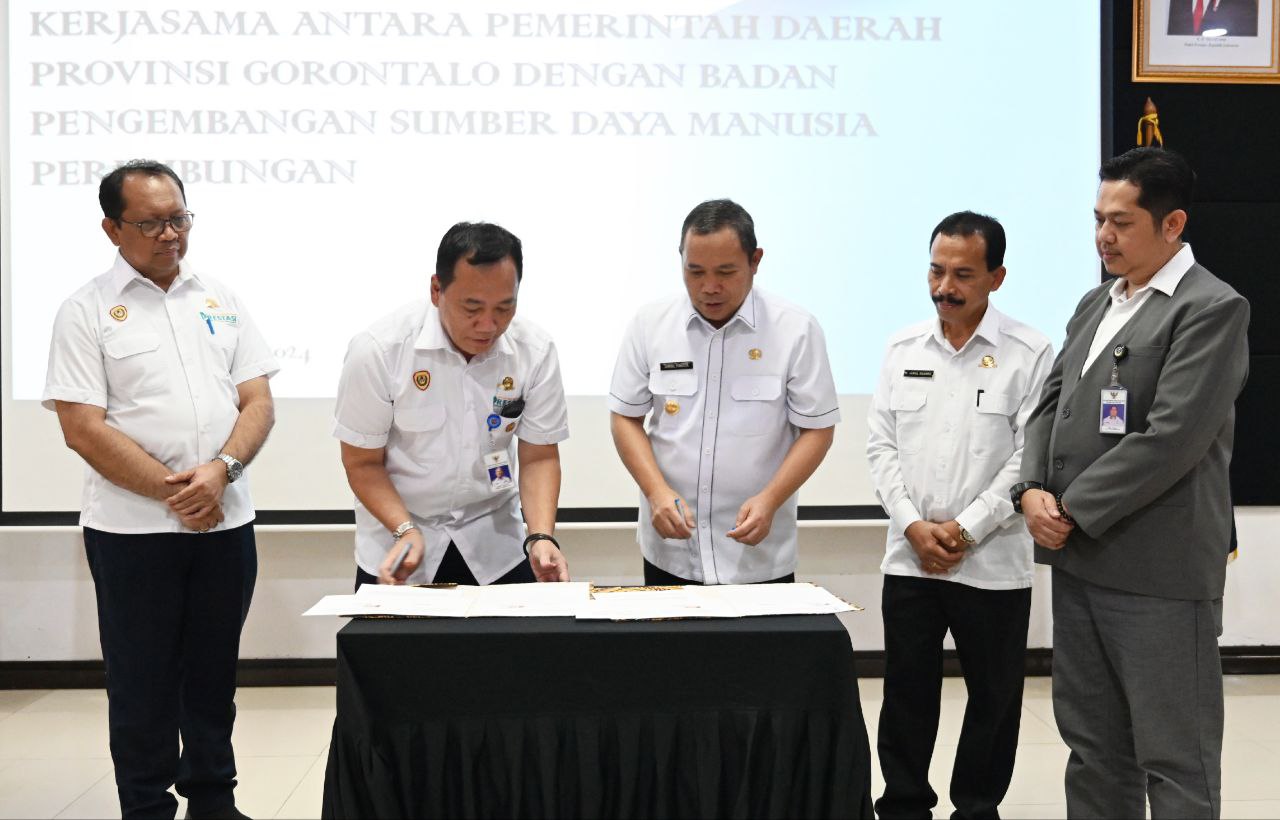 Pemprov Gorontalo Perbaharui Kerjasama dengan BPSDM Perhubungan