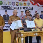 Pemprov – Polda Gorontalo Tanda Tangani NPHD Pengamanan Pilkada 2024