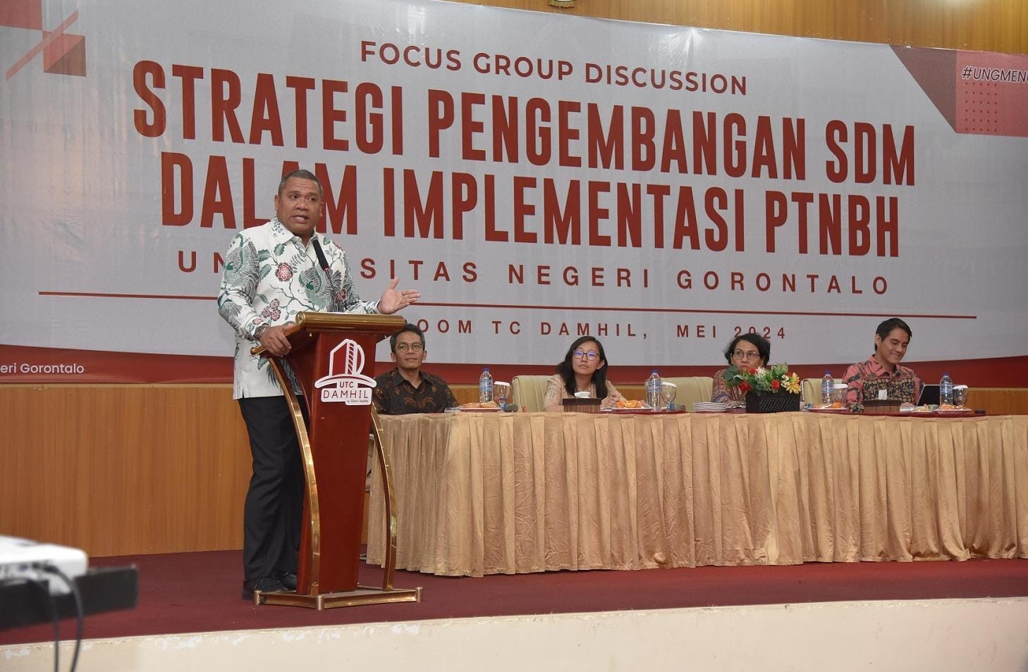 Menyongsong PTNBH, Sekjen Kemendikbudristek RI Berikan Penguatan SDM UNG