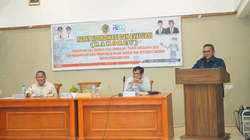 Marten: Rakorev Penerimaan PAD Bagian Dari Mengukur Kinerja OPD