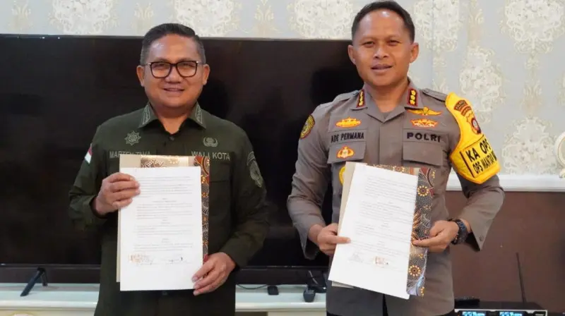 Teken NPHD Pengamanan Pilkada, Bukti Pemkot Siap Sukseskan Pilkada 2024