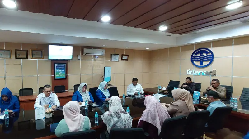 Perumdam MT Studi Tiru ke PDAM Tirtanadi Medan