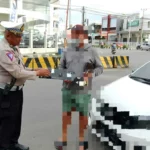 Satlantas Polresta Gorontalo Kota Tindaki Penggunaan TNKB Tidak Sesuai Spektek