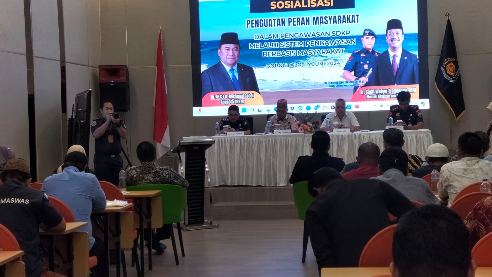 Pemprov Gorontalo Gelar Sosialisasi Penguatan Peran Masyarakat Terhadap SDKP