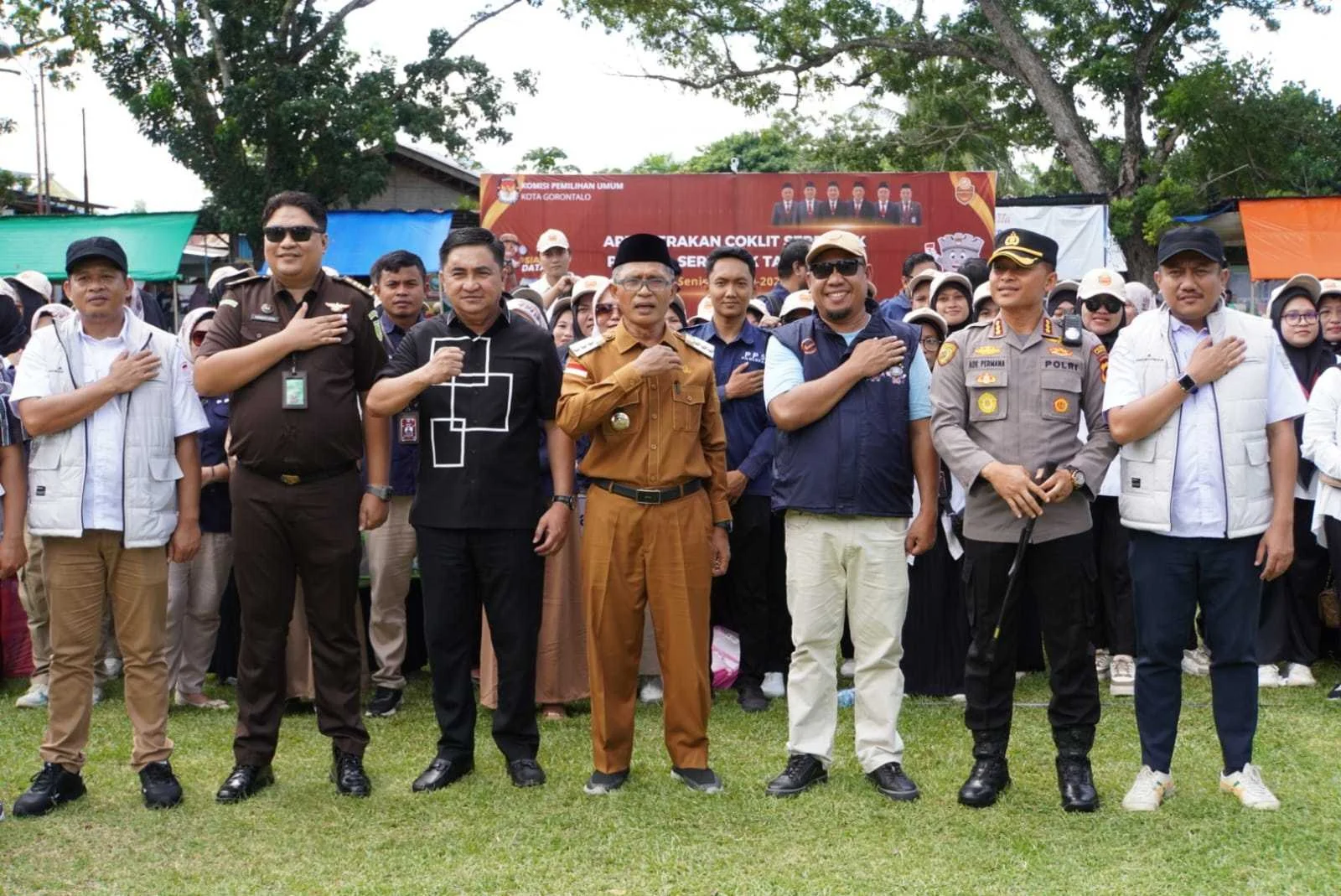 Hadiri Apel Coklit, Ketua Dekot Dukung Penuh Pelaksanaan Coklit