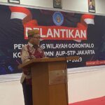 Plt. Asisten III Hadiri Pelantikan Pengurus Koral AUP-STP Jakarta