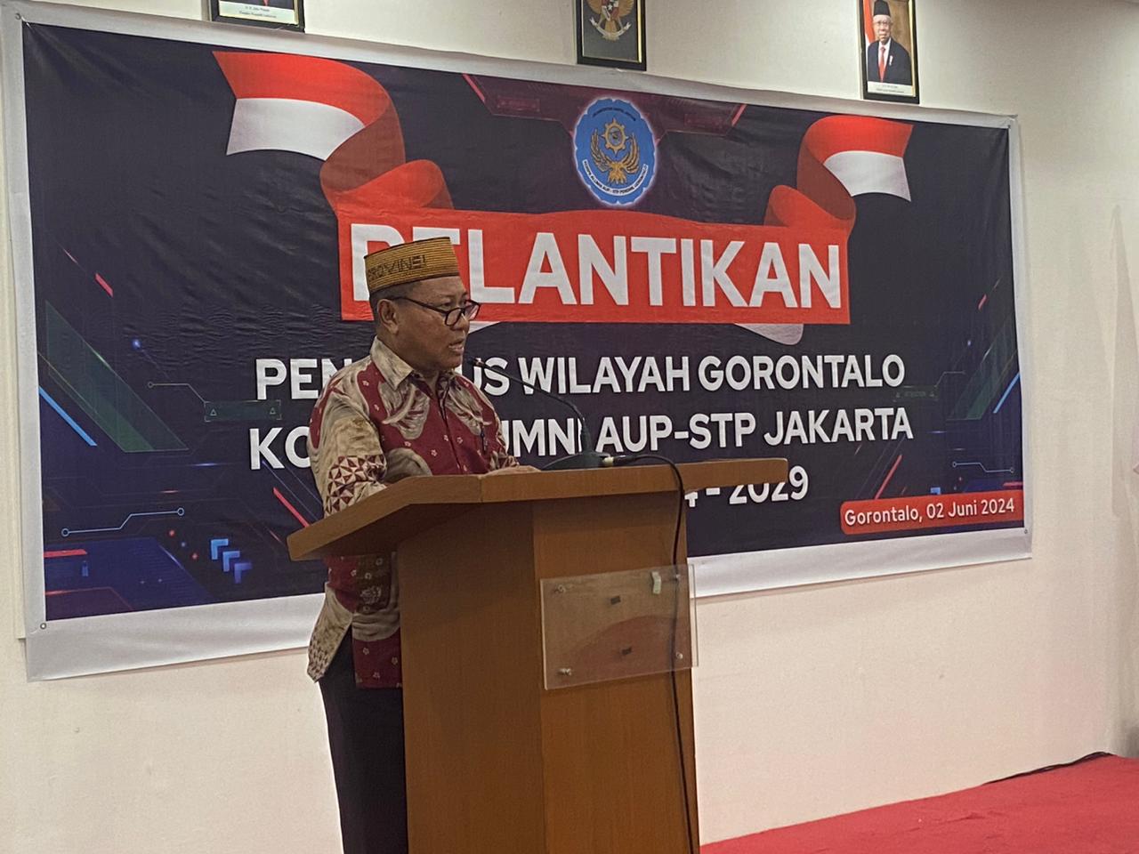Plt. Asisten III Hadiri Pelantikan Pengurus Koral AUP-STP Jakarta