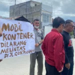 Proyek Tanggidaa Tak Kunjung Selesai, Warga Protes, Kontainer Dilarang Melintas