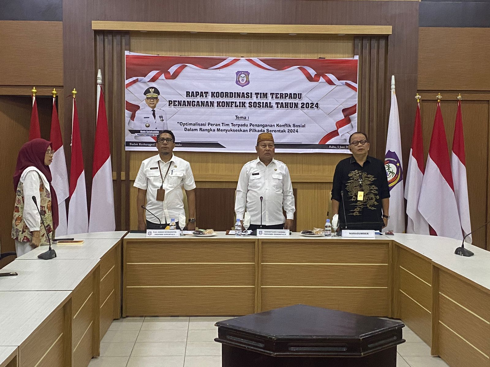 Plt. Asisten III Minta Optimalkan Penanganan Konflik Sosial di Gorontalo