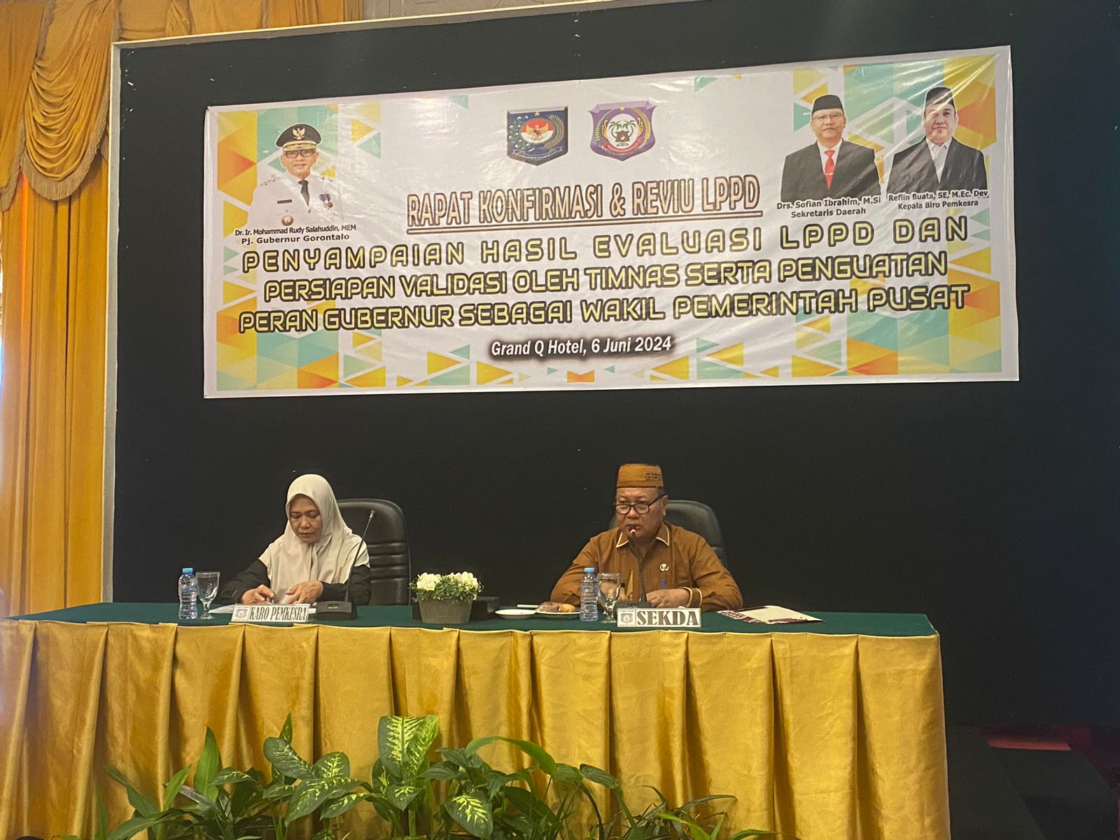 Plt. Asisten III Apresiasi Kinerja Tim Penyusun LPPD Provinsi Gorontalo