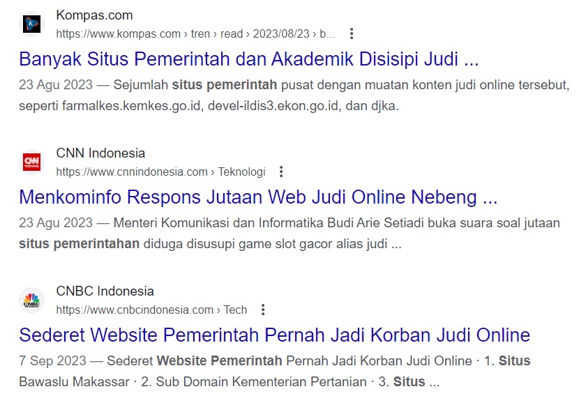 Judol Marak di Web Pemerintah, OPD Diimbau Patuhi Pedoman Keamanan Siber