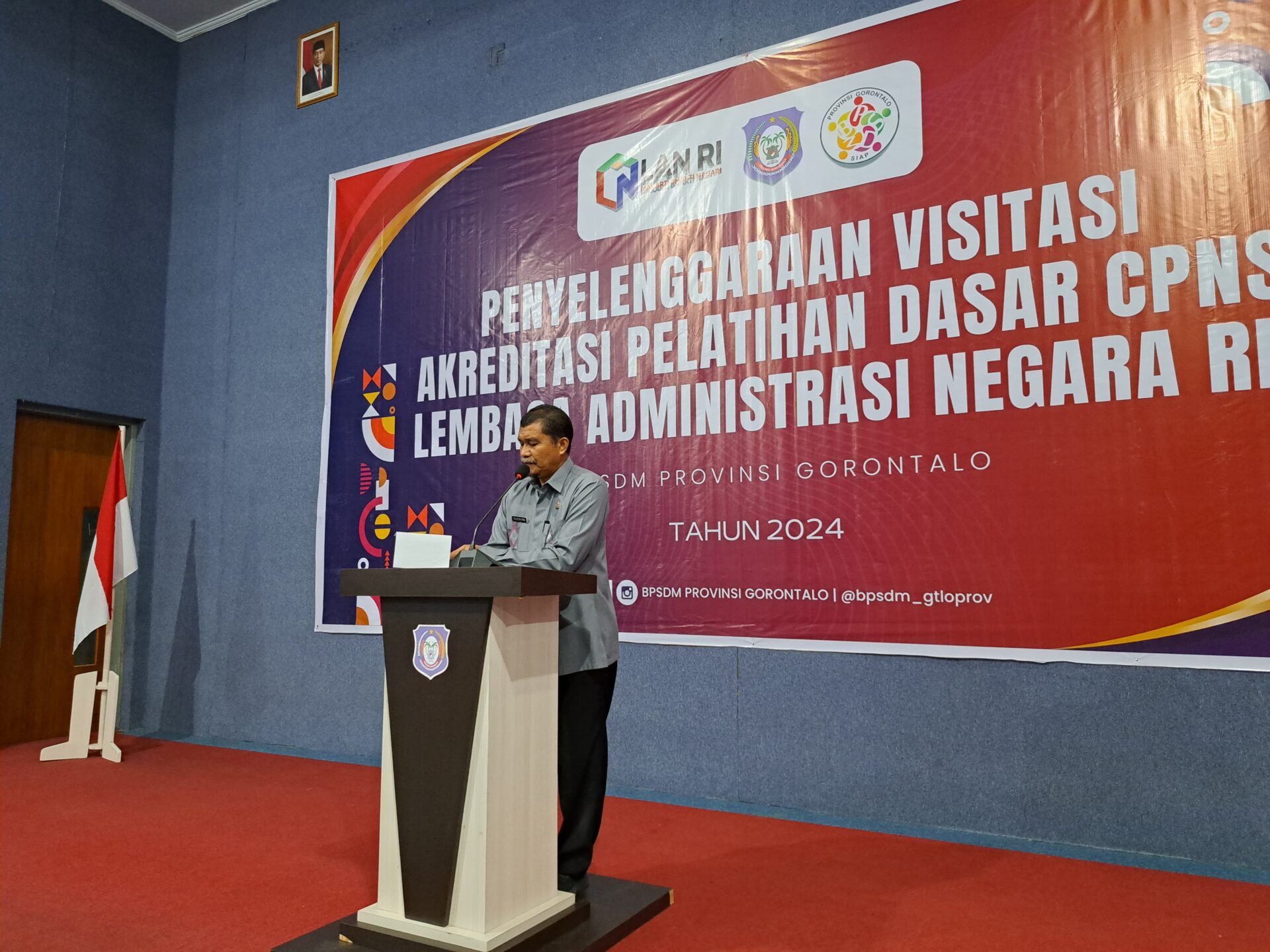 Tajuddin Patta Buka Kegiatan Visitasi Akreditasi Pelatihan Dasar CPNS