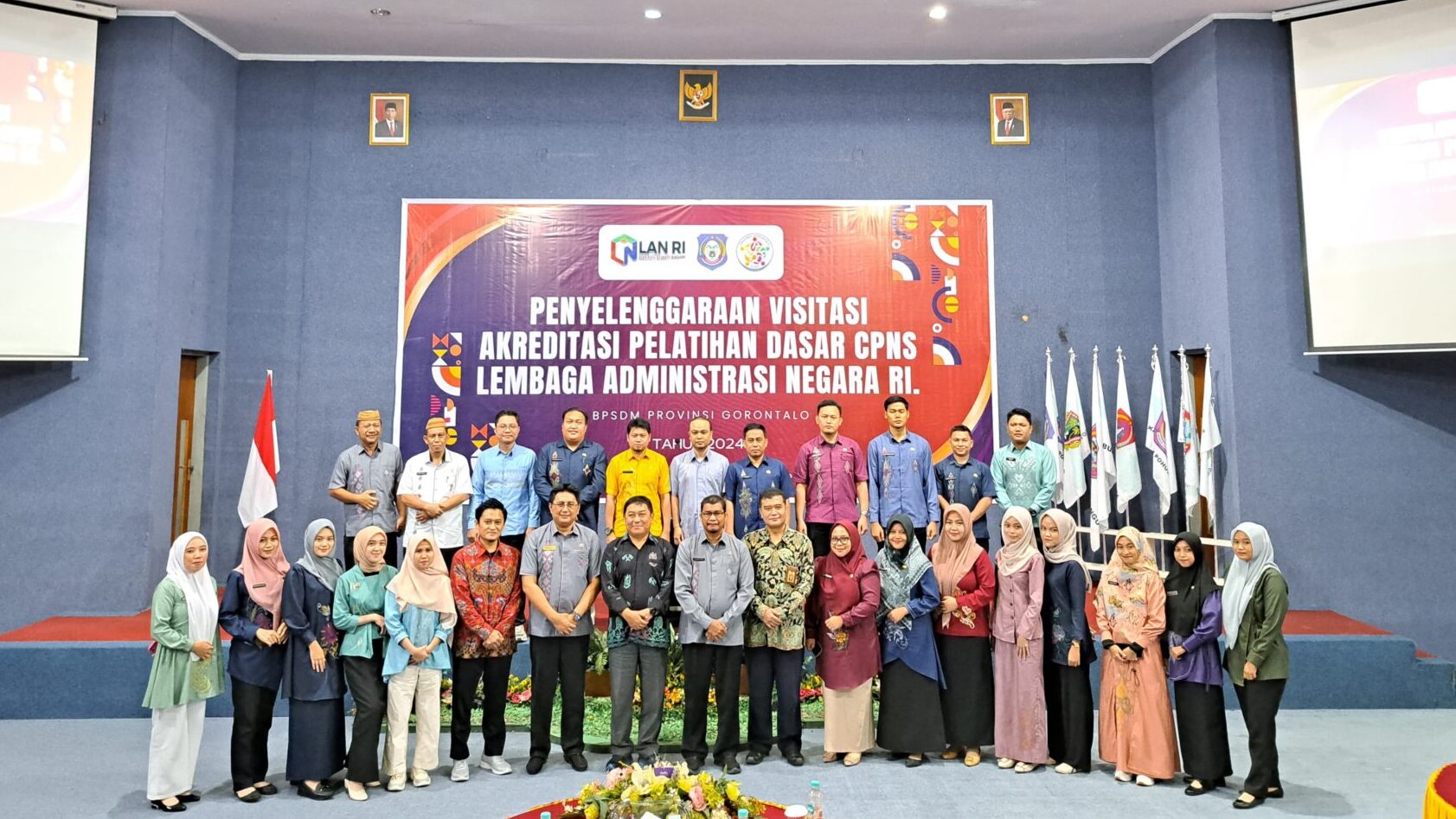 BPSDM Provinsi Gorontalo Gelar Visitasi Re-akreditasi Pelatihan CPNS oleh LAN RI