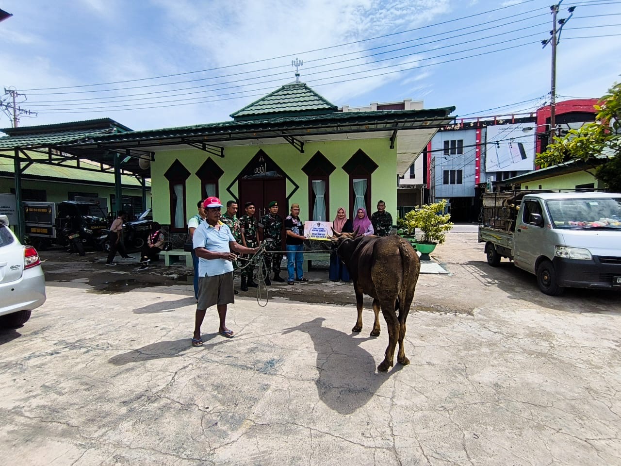 Kodim 1304/Gorontalo Terima Hewan Kurban dari Pj Wali Kota Gorontalo