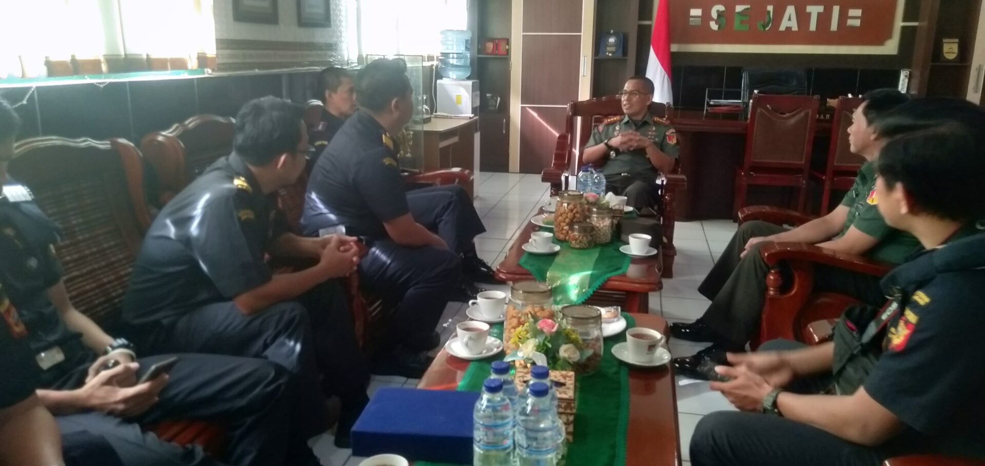 Kepala Kantor Bea Cukai Kota Gorontalo Silaturahim di Makodim 1304/Gorontalo
