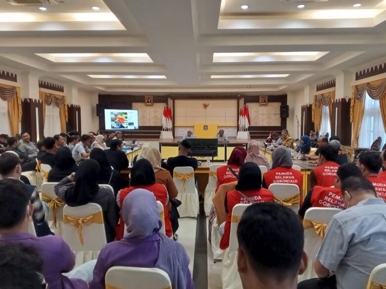 Pemprov Gorontalo Diskusikan Mitigasi Bencana Alam Bersama Relawan