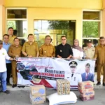 Ke Kota Gorontalo, Pemkab Bolmut Bawa Bantuan Bagi Korban Banjir