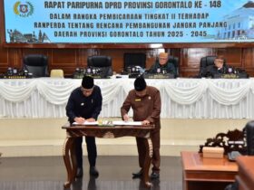 DPRD Setujui Ranperda RPJPD Provinsi Gorontalo Tahun 2025 – 2045