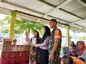 Babinsa Koramil Tapa Dukung Peningkatan Kesehatan Ibu Hamil dan Balita di Desa