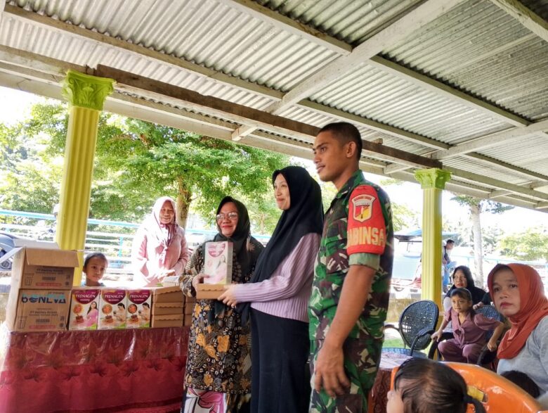 Babinsa Koramil Tapa Dukung Peningkatan Kesehatan Ibu Hamil dan Balita di Desa