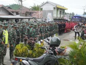 Kodim 1304/Gorontalo Bantu Pencarian Korban Longsor di Desa Tulabolo