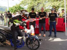 Pj Gubernur Hadiri Turnamen Balap Piala Danrem 133/NWB