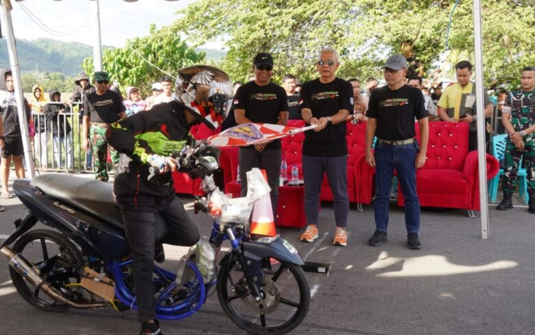 Pj Gubernur Hadiri Turnamen Balap Piala Danrem 133/NWB