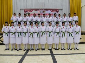 Paskibraka Perempuan di Provinsi Gorontalo Semua Berhijab