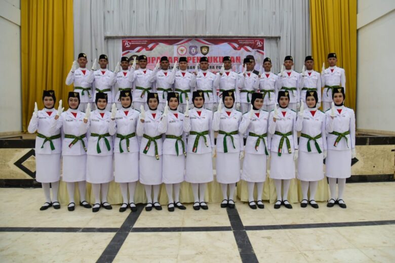 Paskibraka Perempuan di Provinsi Gorontalo Semua Berhijab